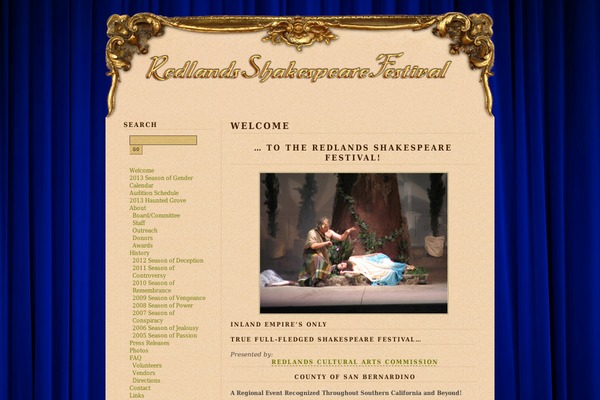 redlandsshakespearefestival.com site used Burned-10