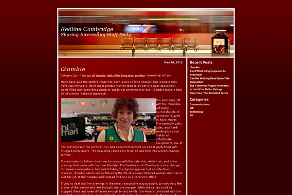 redlinecambridge.com site used Red Train