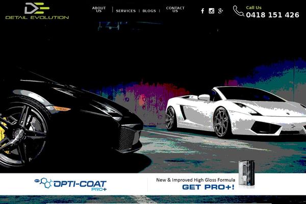 Parallax Pro theme site design template sample