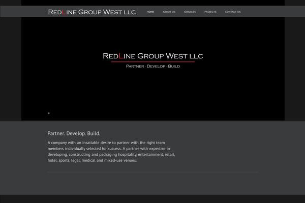 Gaia theme site design template sample