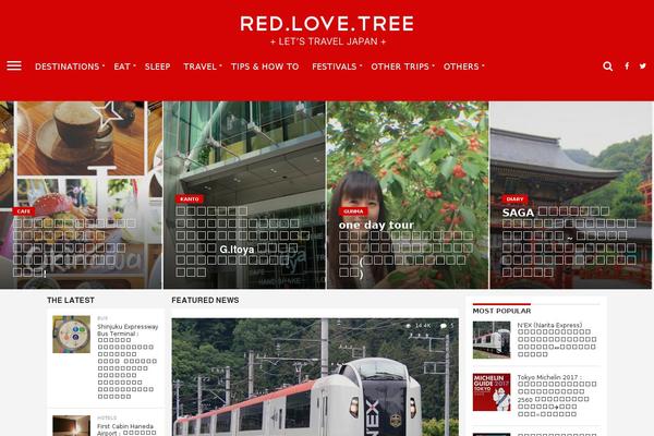 redlovetree.com site used Flex Mag