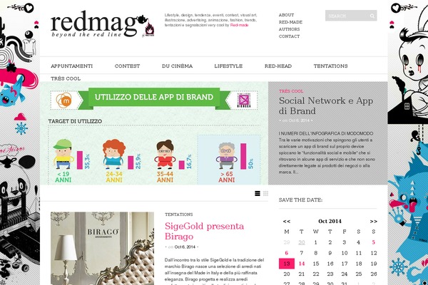 15Zine Child theme site design template sample