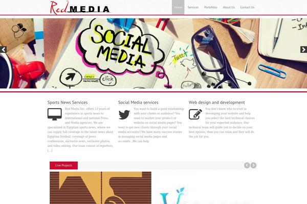 redmedia.co site used React