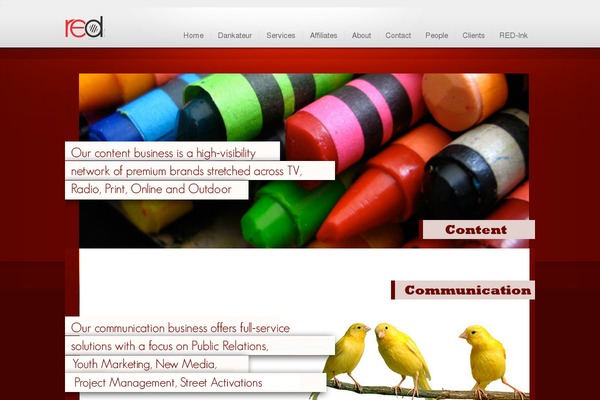 Oshine theme site design template sample