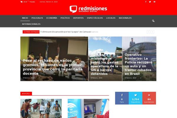 Site using YouTube plugin