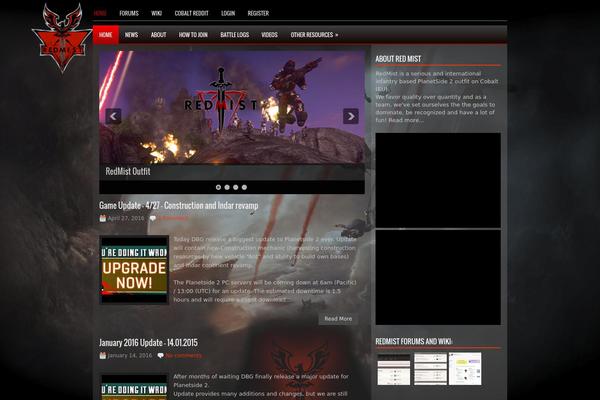 Topgamer theme site design template sample