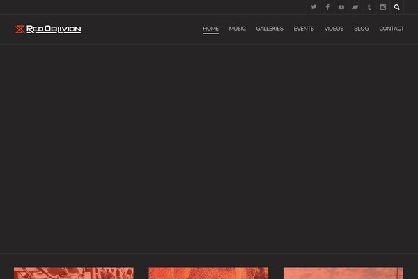 Metric theme site design template sample
