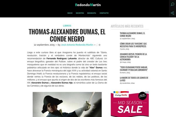 Genie theme site design template sample