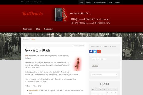 Nuntius theme site design template sample