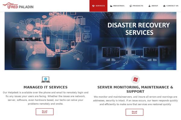 Jupiter theme site design template sample