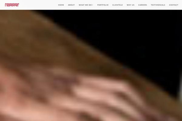 Rhythm theme site design template sample