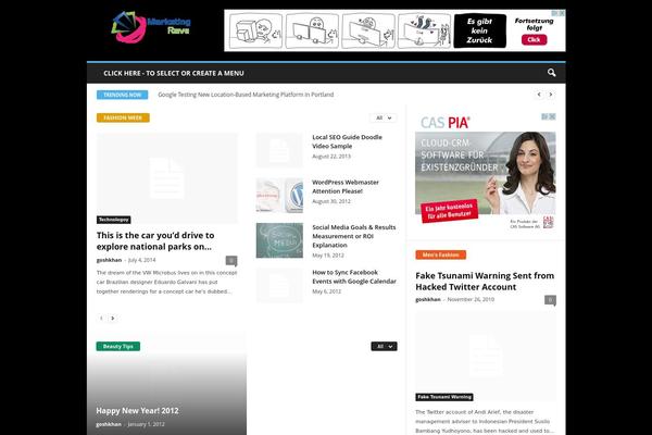 NewsMag theme site design template sample