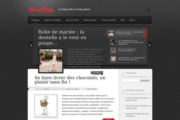 Polished theme site design template sample
