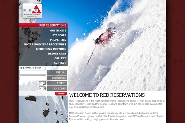 redreservations.com site used Rls
