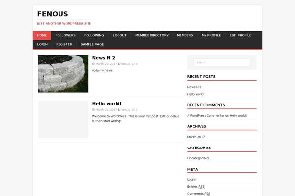 MH Magazine lite theme site design template sample