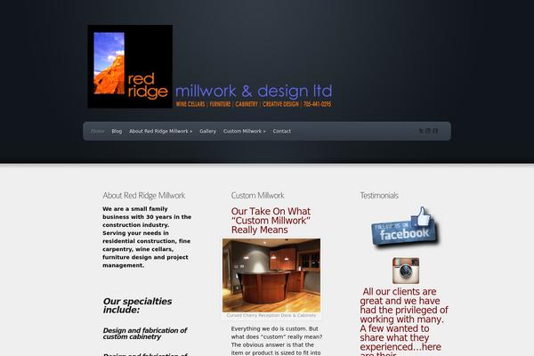 Envisioned theme site design template sample