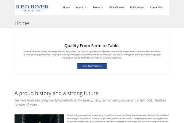 Redriver theme site design template sample