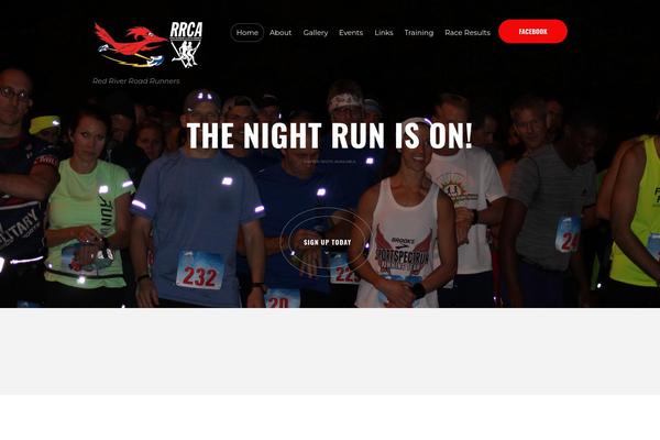 RunCrew theme site design template sample