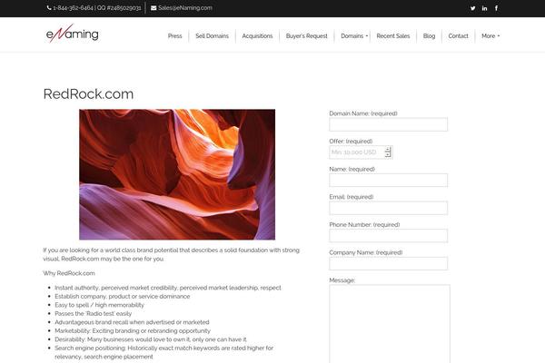 WordPress website example screenshot