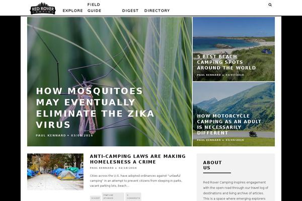 15Zine theme site design template sample