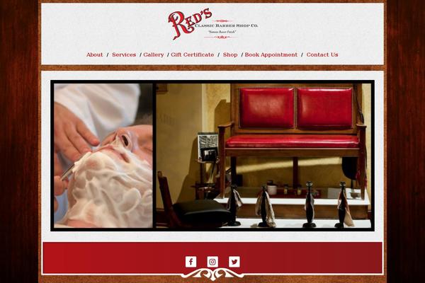 redsclassicbarbershop.com site used Reds