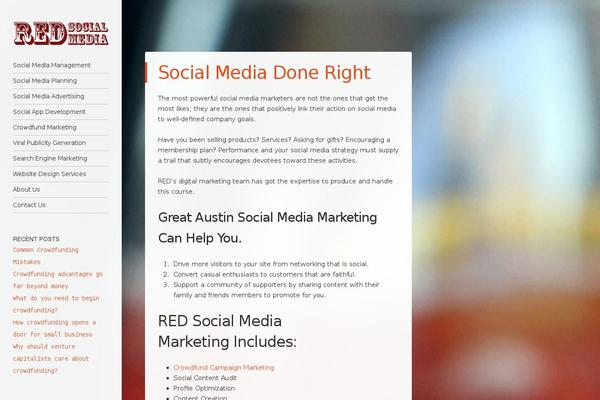 Confit theme site design template sample