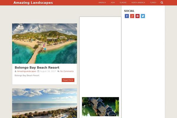 Pinstagram theme site design template sample