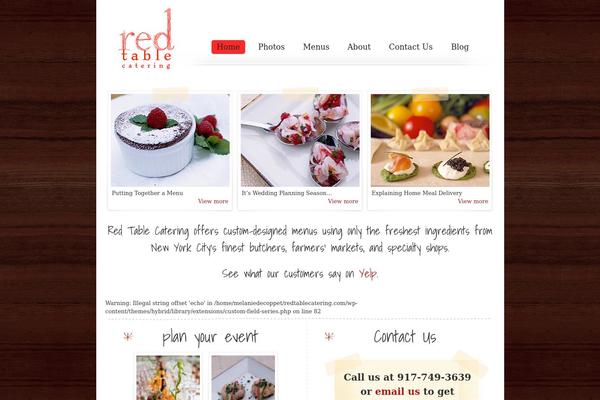 redtablecatering.com site used Redtable