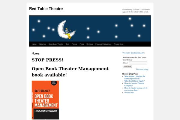 Twenty Ten theme site design template sample