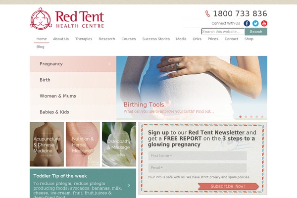 Generatepress_child theme site design template sample