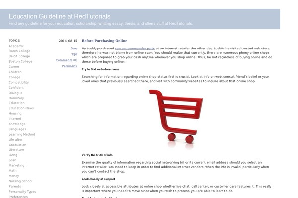Barthelme theme site design template sample