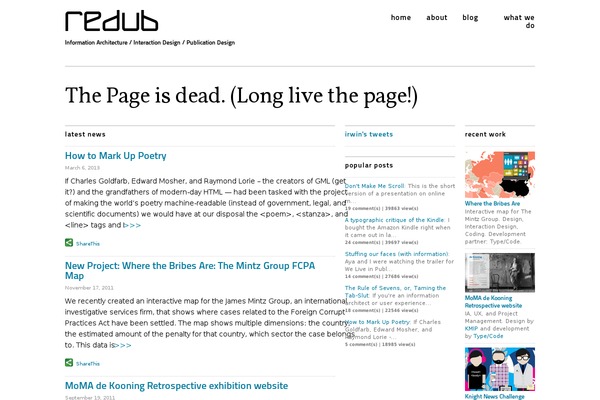 redubllc.com site used Rdb