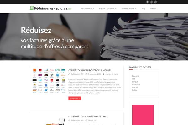 Minamaze theme site design template sample