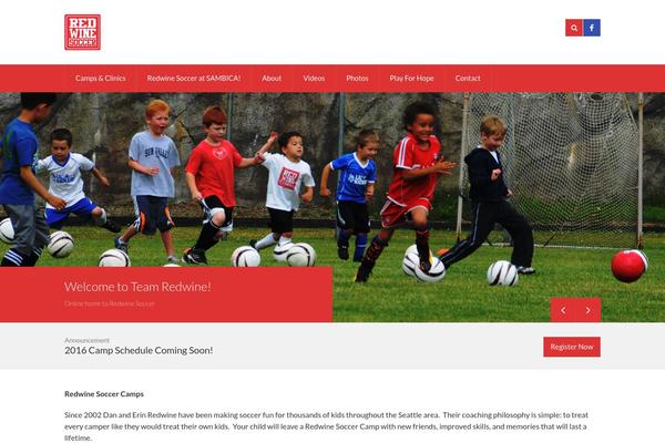 X Child theme site design template sample