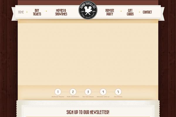 Retro theme site design template sample