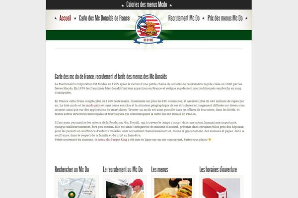Adora theme site design template sample