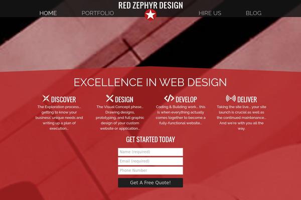 Site using Arconix Portfolio plugin