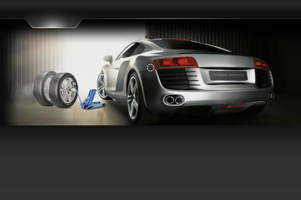 Garage theme site design template sample