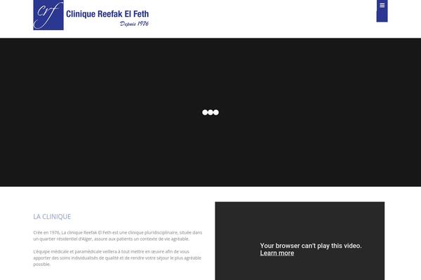 Clinique theme site design template sample