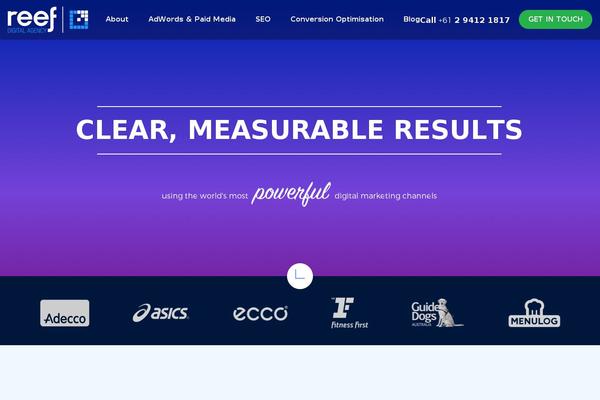 reefdigital.com.au site used Reef18