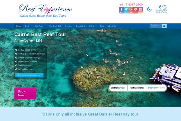 reefexperience.com.au site used 7listings