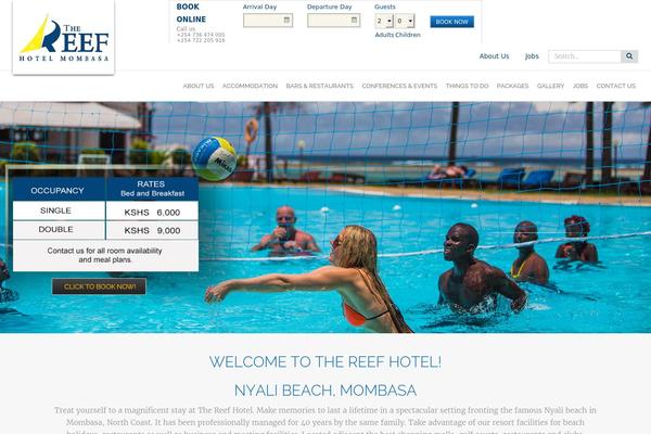 reefhotelkenya.com site used Reef