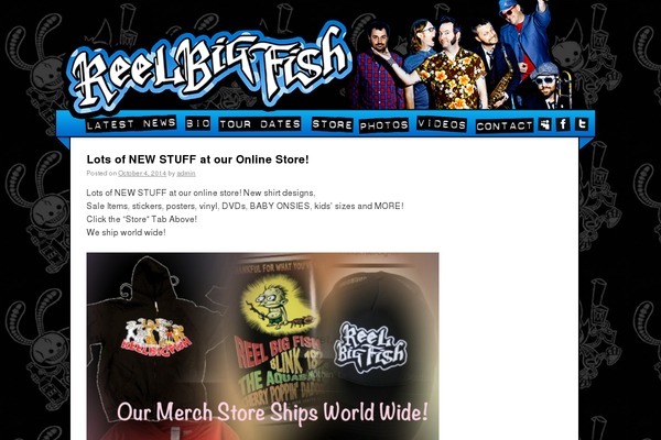reel-big-fish.com site used Rbf