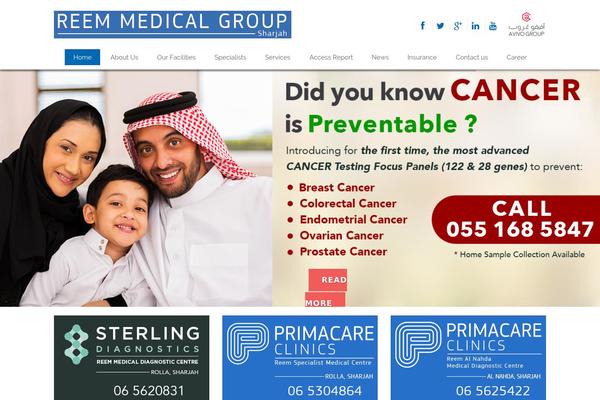 Medical-theme theme site design template sample
