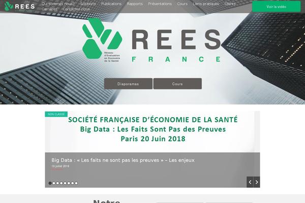 Tesseract theme site design template sample