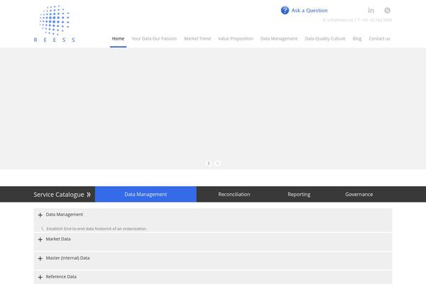 Haxon theme site design template sample