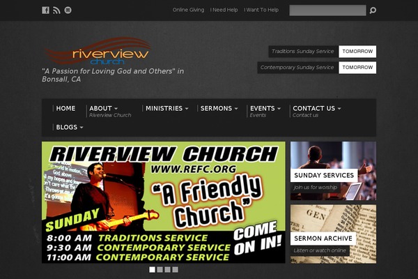 Resurrect theme site design template sample