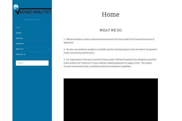 Flat theme site design template sample