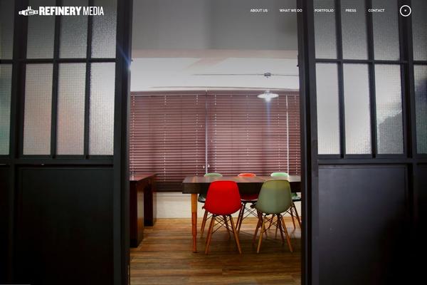 Darkroom theme site design template sample