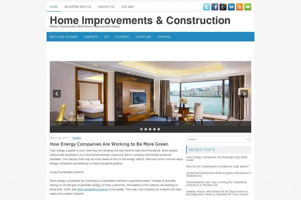 Intensio theme site design template sample